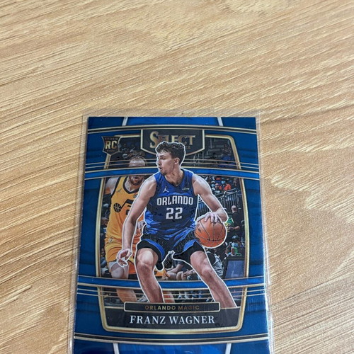 Franz Wagner 2021-2022 Select Silver Holo Rookie RC Blue Concourse Prizm #15 SP like new