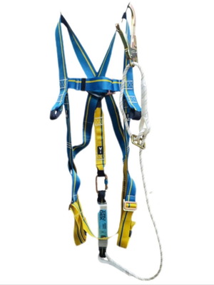 Safety Harness IRUDEK Light Plus 2 like new with fall arrest and NFC