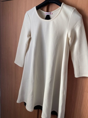 Egoista blouse No S like new, black and white with tulle back