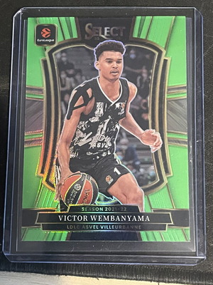 Victor Wembanyama Panini Select numbered card like new