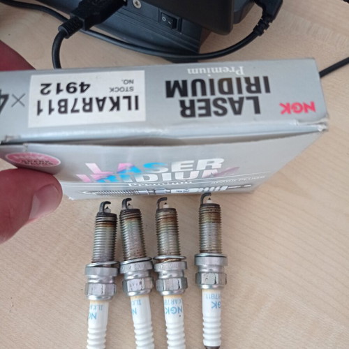 Ngk spark plugs set for Yaris 2014 1NR-FE like new