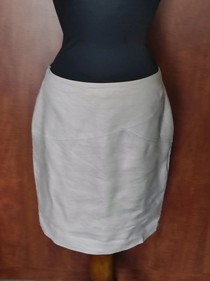 RIANI Luxury Linen Skirt like new, ecru/beige