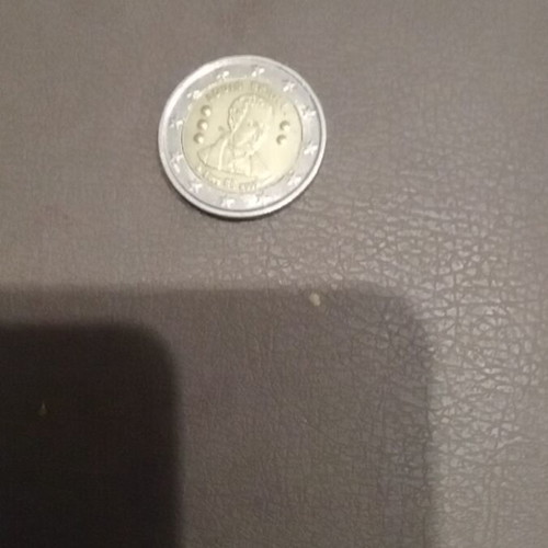 Louis Braile 2 Euro 2009 Belgium used coin