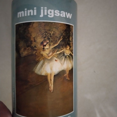 Mini jigsaw Edgar Degas Two dancers on a stage new