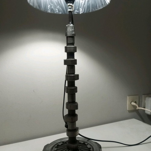 Handmade desk lamp from car parts new