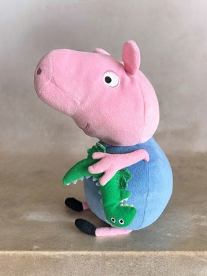 Плюшено мече George от Peppa Pig като ново