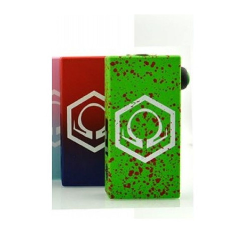 Hexohm V3 box mod used, updated version fluo green