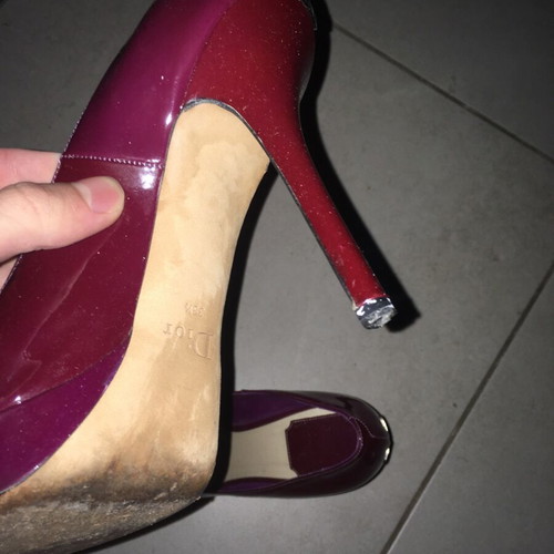 Christian Dior heels used, size 38.5, purple