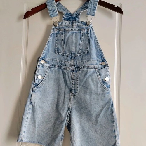Zara denim playsuit for girls 9 years like new, light blue