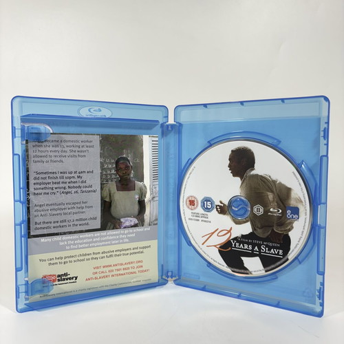 12 Years A Slave Blu-Ray like new with English subtitles