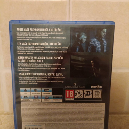 Until Dawn PlayStation 4 game like new