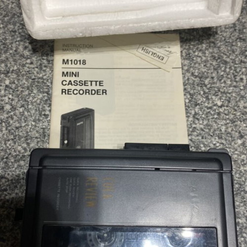Journalistic cassette recorder almost new