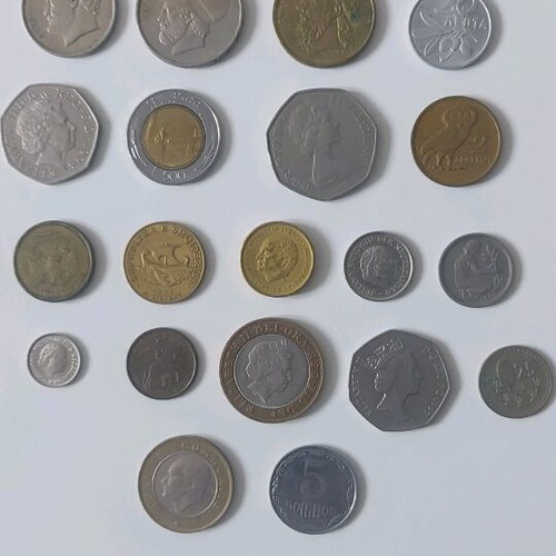 Various coins used