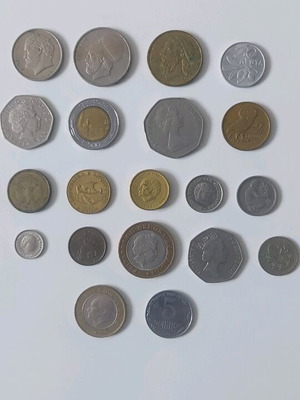 Various coins used