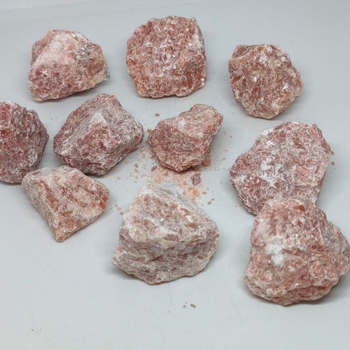 Sunstones pack of 10 like new natural crystals for meditation and jewelry