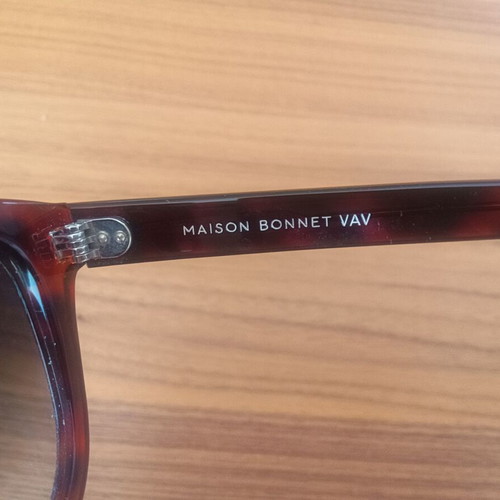 Maison Bonnet VAV handmade sunglasses, tortoiseshell frame