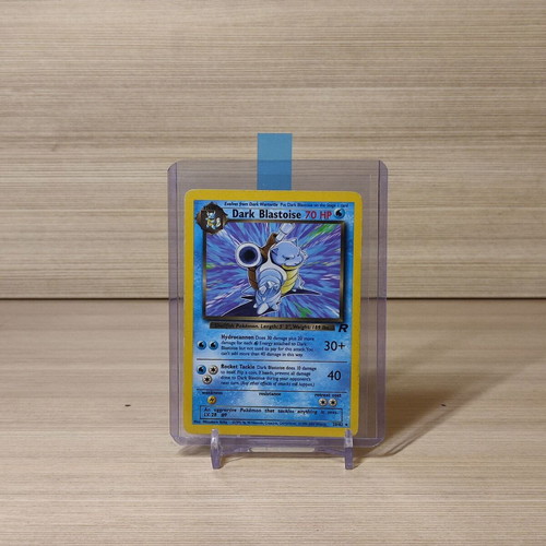 Pokemon TCG Team Rocket Dark Blastoise Rare card #20 used