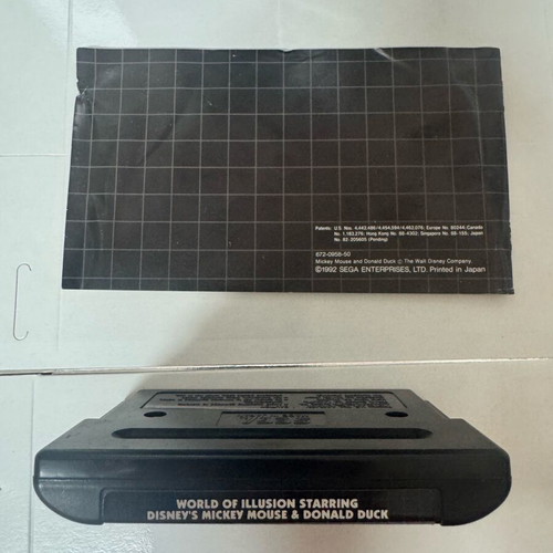 World of Illusion Sega Mega Drive game used, complete
