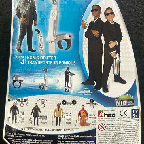 Agent J Men in Black 3 action figure new 2012