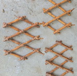 Folding hanger used