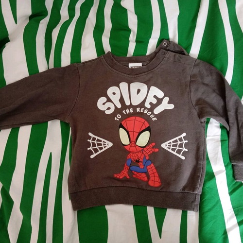 Spidey Μπλούζα γκρι Sinsay σαν καινούργιο, μέγεθος 92