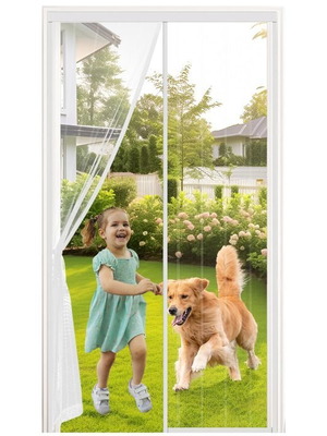 MYCARBON μαγνητική σίτα εντόμων 110 x 220 εκ., χωρίς τρύπημα