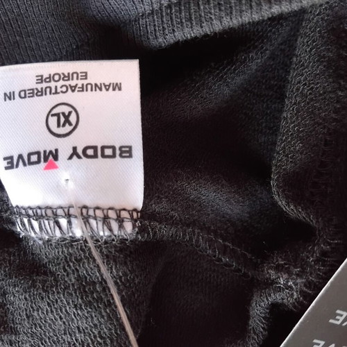 Bodymove black tracksuit pants XL