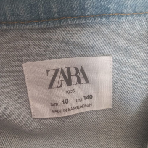 Zara jean jacket for boy like new, size 140 cm, blue