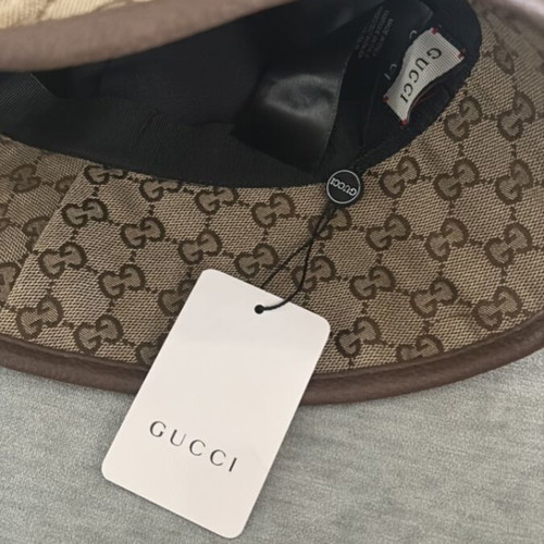 Gucci GG canvas bucket hat beige brown new, one size