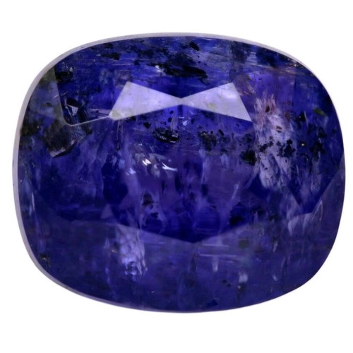 Natural Tanzanite 5.52 ct Cushion Cut new with certification