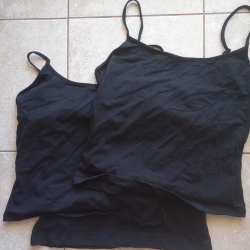 Cotton tops Shein new XL pack of 3 black