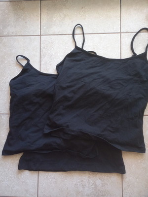 Cotton tops Shein new XL pack of 3 black
