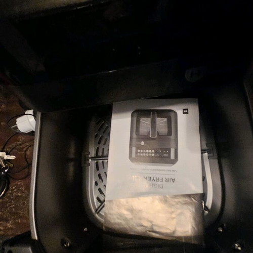 HomeVero HV-AF8.0 Air Fryer 8lt Black new