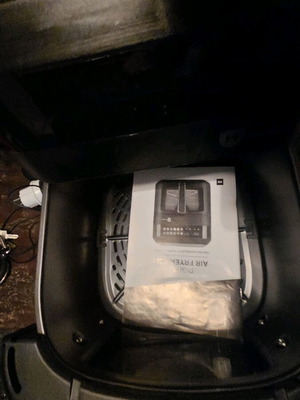 HomeVero HV-AF8.0 Air Fryer 8lt Black new
