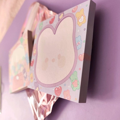 Note pad set new with pink and purple kids designs
