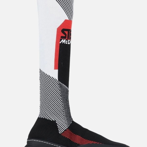 Stella McCartney Knitted Sock Sneaker Boots new, size IT39, black