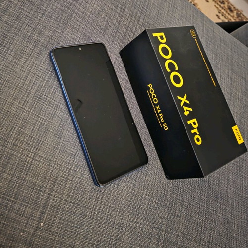 Xiaomi Poco X4 Pro 128GB smartphone like new, blue, dual SIM