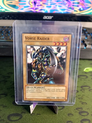 Vorse Raider Yu-Gi-Oh! card like new, 1st edition