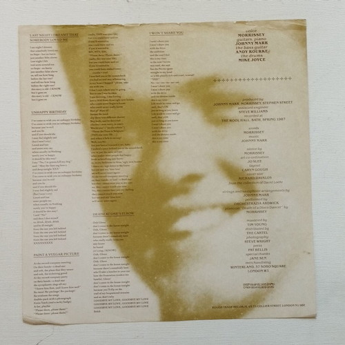 The Smiths Strangeways vinyl record used, rock