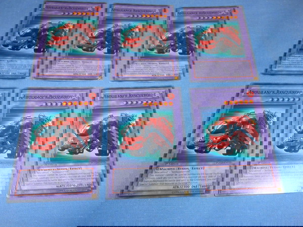YU GI OH AMBULANCE RESCUEROID (6 ΚΑΡΤΕΣ)