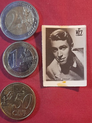 James Stewart MEZ vintage tobacco advertising card