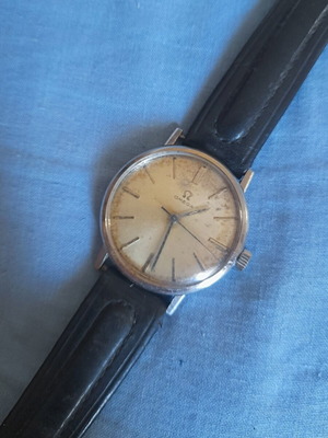 Omega Vintage 1960 Ανδρικό Ρολόι Χειρός Μεταχειρισμένο Ανοξείδωτο Ατσάλι Χειροκίνητο