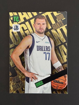 Luka Doncic Holo Giant card used with minor defect