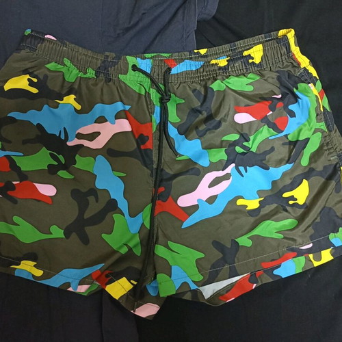 Men's camouflage swimwear like new, multicolor, sizes M and L
