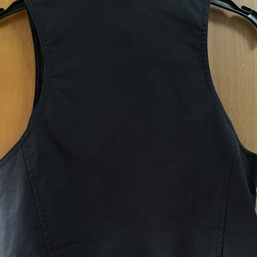 Zara black sleeveless vest, size medium