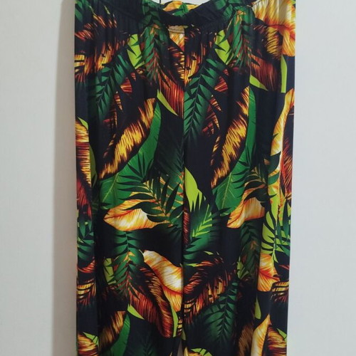 Pantelona new, airy summer pants with bell-style hem