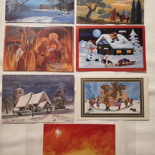 Christmas cards new, pack of 15 large and 5 small