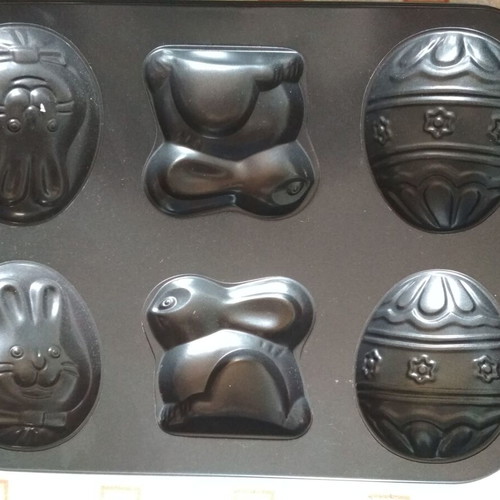Easter children's cake molds new, set of 3 pieces