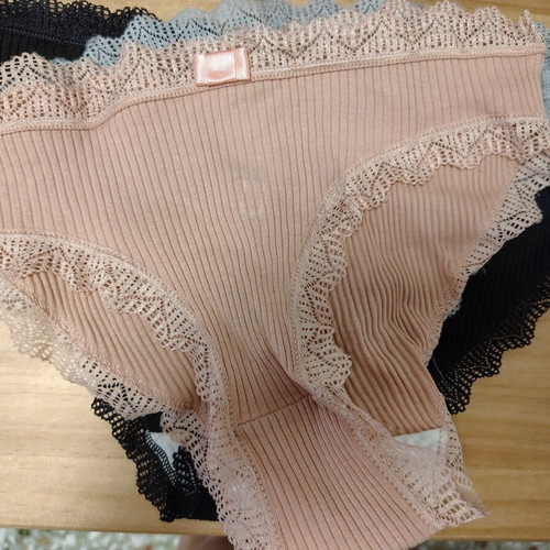 Shein cotton and lace underwear set, 4 pieces, various colors