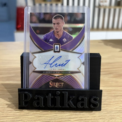 Albert Gudmunsson 2024-25 Panini Serie A Select Fiorentina Auto card like new